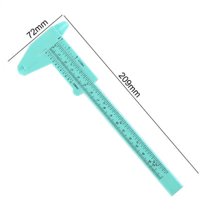 0-150mm Double Rule Scale Plastic Vernier Caliper Mini Measuring Ruler Tool Meten Studenten  Heerser Schuifmaat Vernier Caliper