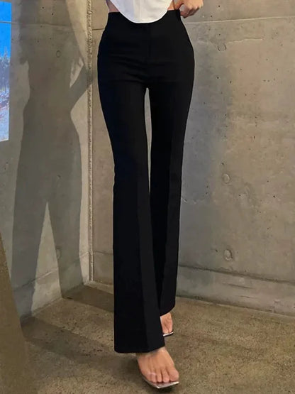 WOMENGAGA Fashion Sexy Pants Korea Slim High Waist Sexy Slightly Slim Casual Pants For Women Elegant And Mature Women D45B