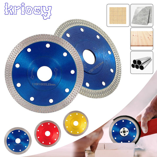 Turbo Diamond Saw Blade Granite Marble Cutting Disc Porcelain Tile Ceramic Blades105/115/125mm for Angle Grinder Diamond Saw