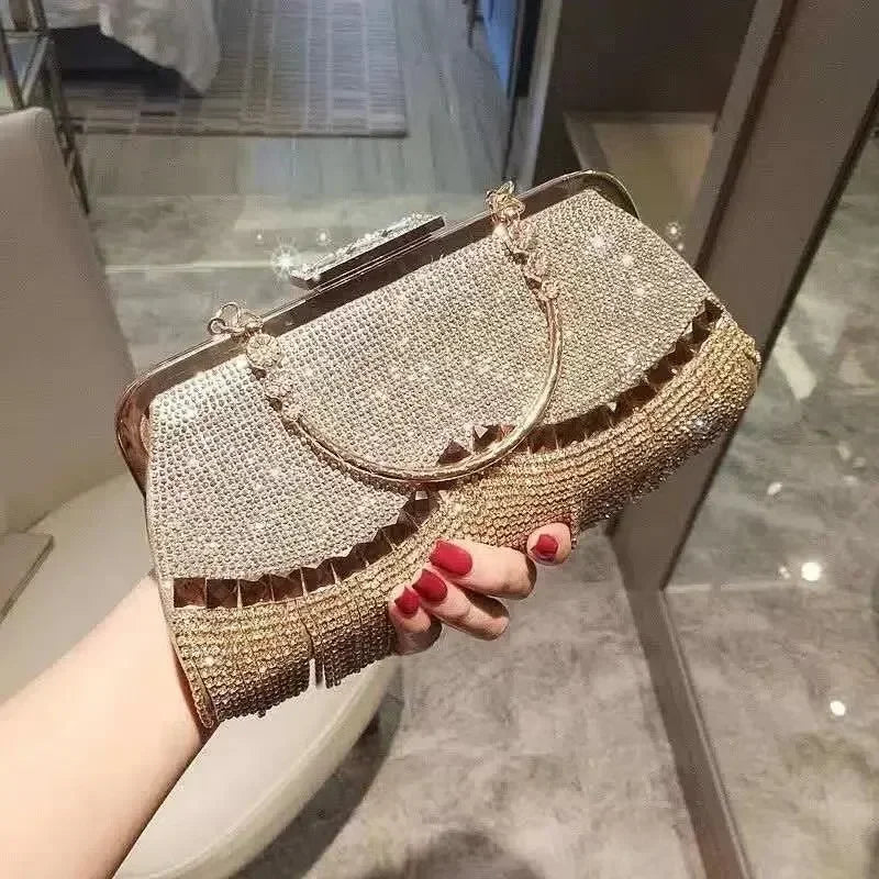 Hand for Wedding Party Banquet Diamond Clutch Bag Ladies Luxury Party Evening Bag Fashion Wedding Bridal Dress Bags Designer Bag