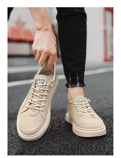 CYYTL Casual Mens Shoes Canvas Summer Fashion Male Sneakers Outdoor Skateboard Platform Slip On Loafers Sports Tennis Trainers