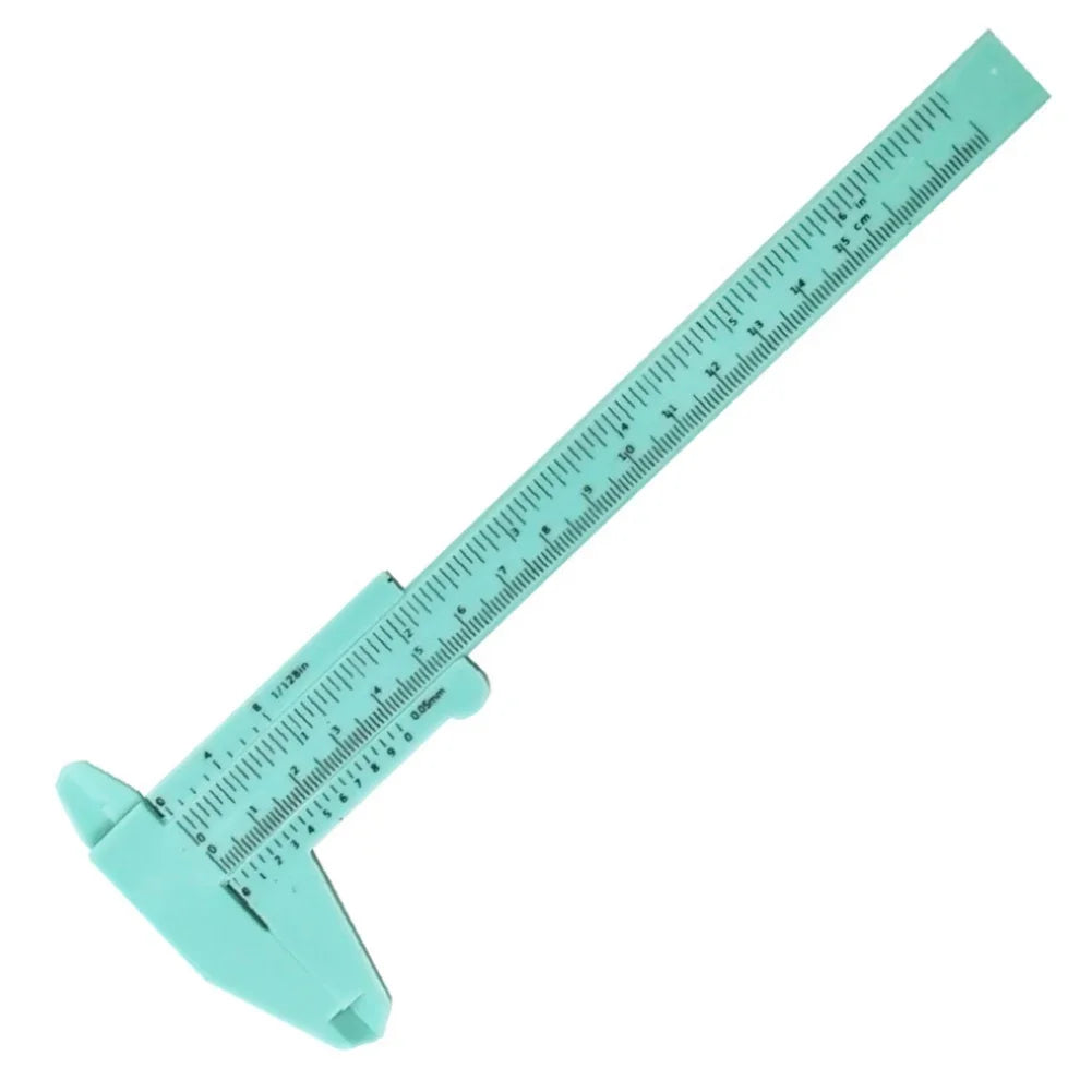 0-150mm Double Rule Scale Plastic Vernier Caliper Mini Measuring Ruler Tool Meten Studenten  Heerser Schuifmaat Vernier Caliper