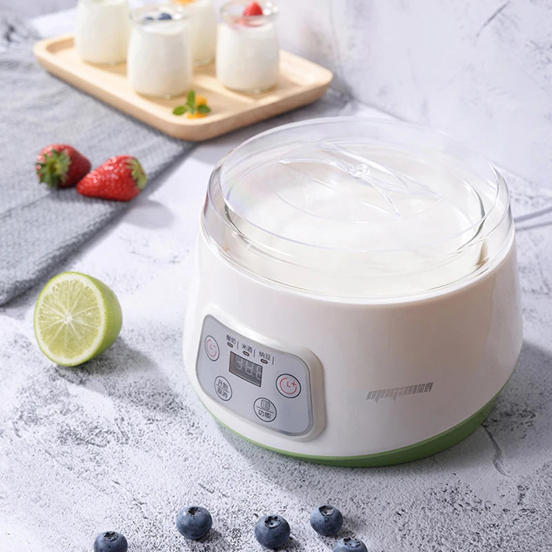 Electric Yogurt Maker Automatic Fermenter Yoghurt Ceramic Container Cups Natto Rice Wine Ferment Machine Yogurt Machine 220V