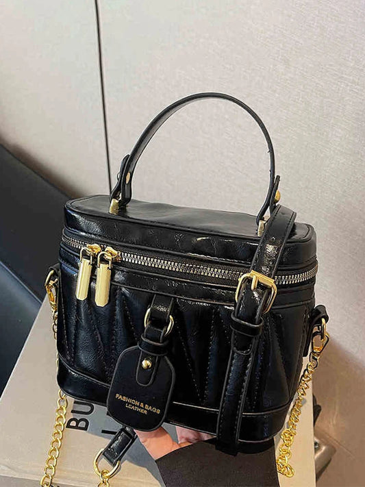 Korean Solid Color Box Square Bags for Women Spring Summer Trend Mini Chain Crossbody Bag  Lady Delicate Handbags