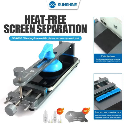 SUNSHINE SS-601G Universal Mobile Phone LCD Screen Separator Unheated All Mobile Phone Screen Separation Fixture Repair tools