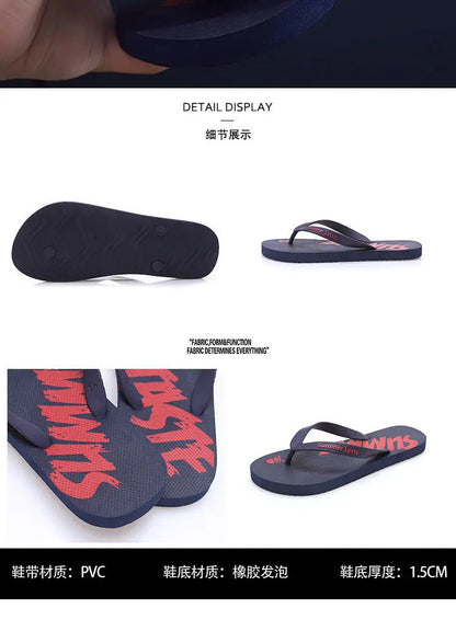 Classic Man Flip Flops Summer Casual Shoes Slides Comfortable Cloud Slippers Boys Beach Flats Leisure Sandals chanclas de hombre