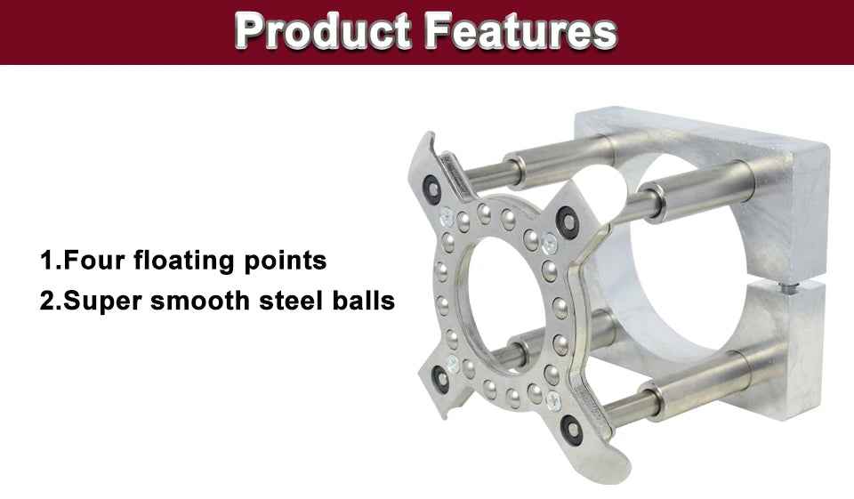 CNC Auto Pressure Plate Clamp Diameter 65/75/80/85/90/100/105/125mm Matic Foot Fixture Holder For Spindle Motor Router Machine