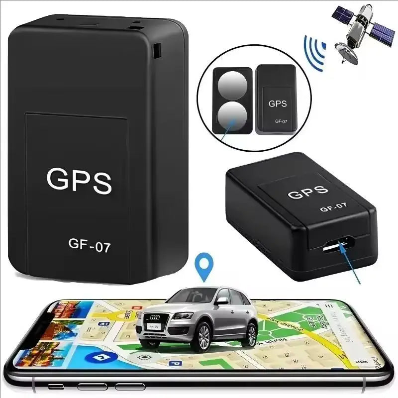 Mini traceur GPS de voiture Gf07, dispositif de suivi GPS en temps réel, positionneur magnétique avec message SIM, antivol, localisateur GPS quotidien