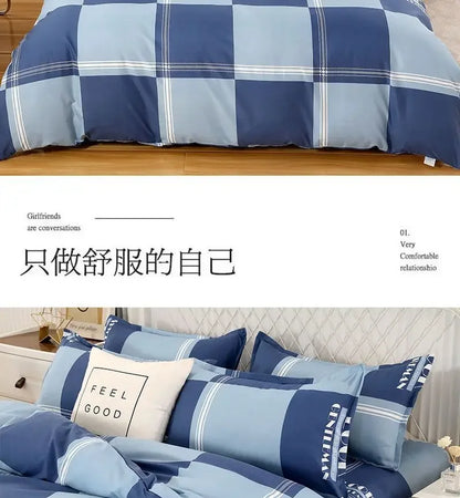 Scenic Thickened Quilt Cover Single Piece Bedding Quilt Core Cover Student Dormitory Double Single Single Apartment Bed Sack