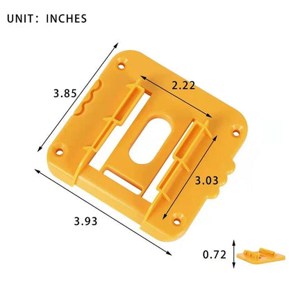 1/2/5PCS Battery Holder Storage Rack for Dewalt 18V 20V Li-ion Battery DCB203 DCB205,Wall Mount Battery Dock for Workbench