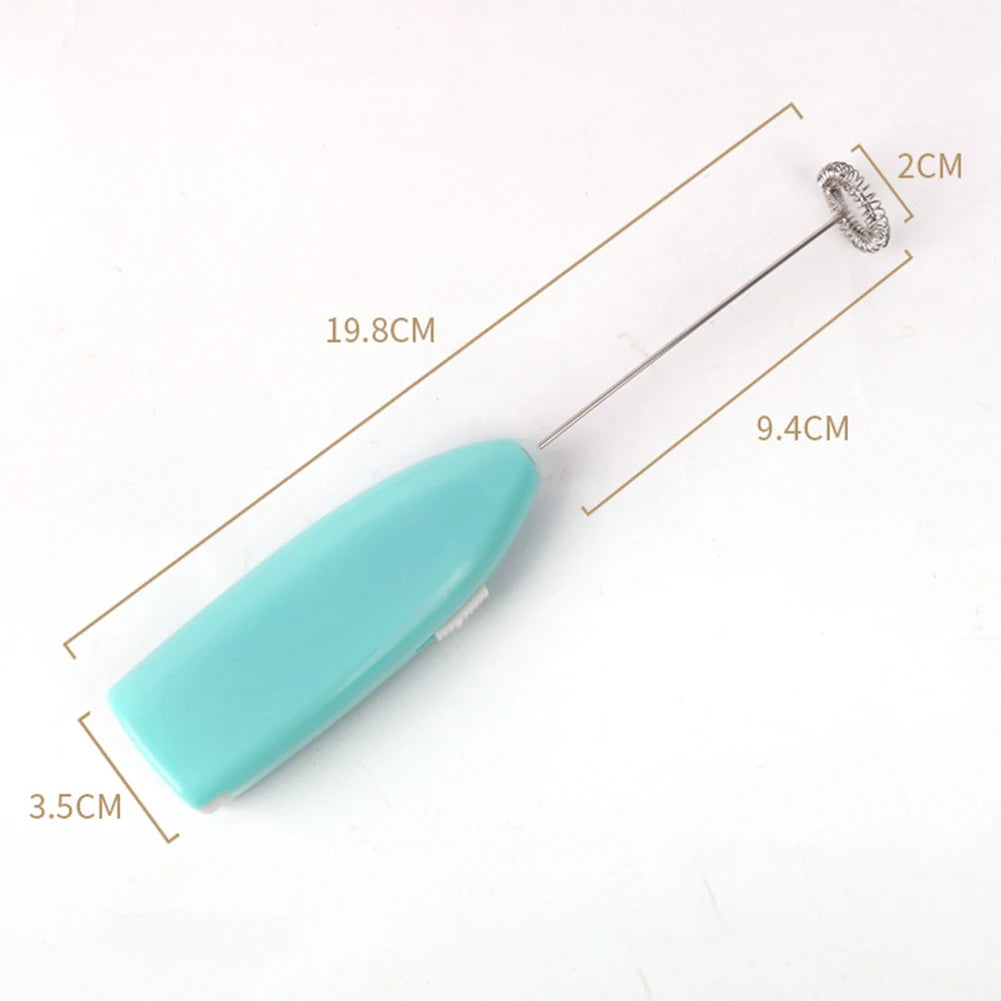 Electric Plastic Handle Egg Beater Egg Stirrer Milk Frother Foamer Mixer