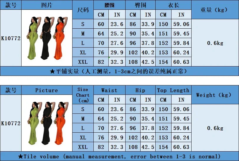 XIZOU Women O-neck High Split Ruched Stacked Bodycon Midi Maxi Dress 2024 Evening Party Club Vestidos Sexy Chic Long Dresses