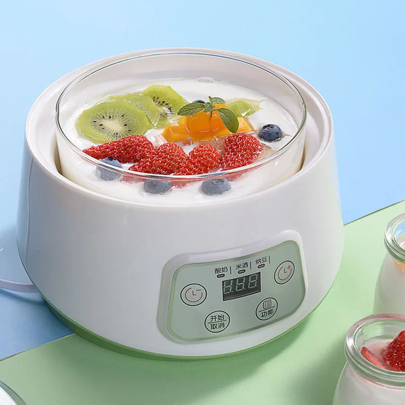 Electric Yogurt Maker Automatic Fermenter Yoghurt Ceramic Container Cups Natto Rice Wine Ferment Machine Yogurt Machine 220V