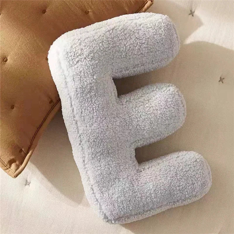 Ins Nordic English Letters Pillow Sofa Cushion Bed Throw Pillows Props Children Toy Teaching Words Game Living Room Decoration