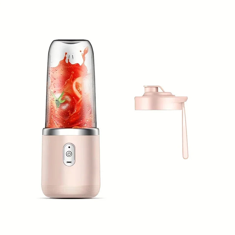 6 Blade 400ML Portable Blender Electric Juicer Cup For Travel Portable Juicer Mixer Usb Fresh Fruit Juice Blender Smoothie