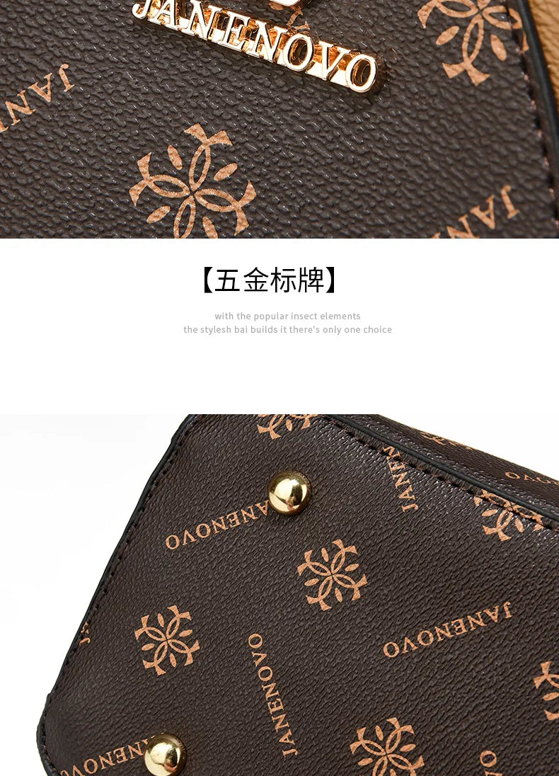 New Luxury Exquisite Women's Handbag High Quality Soft Leather Female Shoulder Bag Large Capacity Girl Tote Bolsas Sac A Main