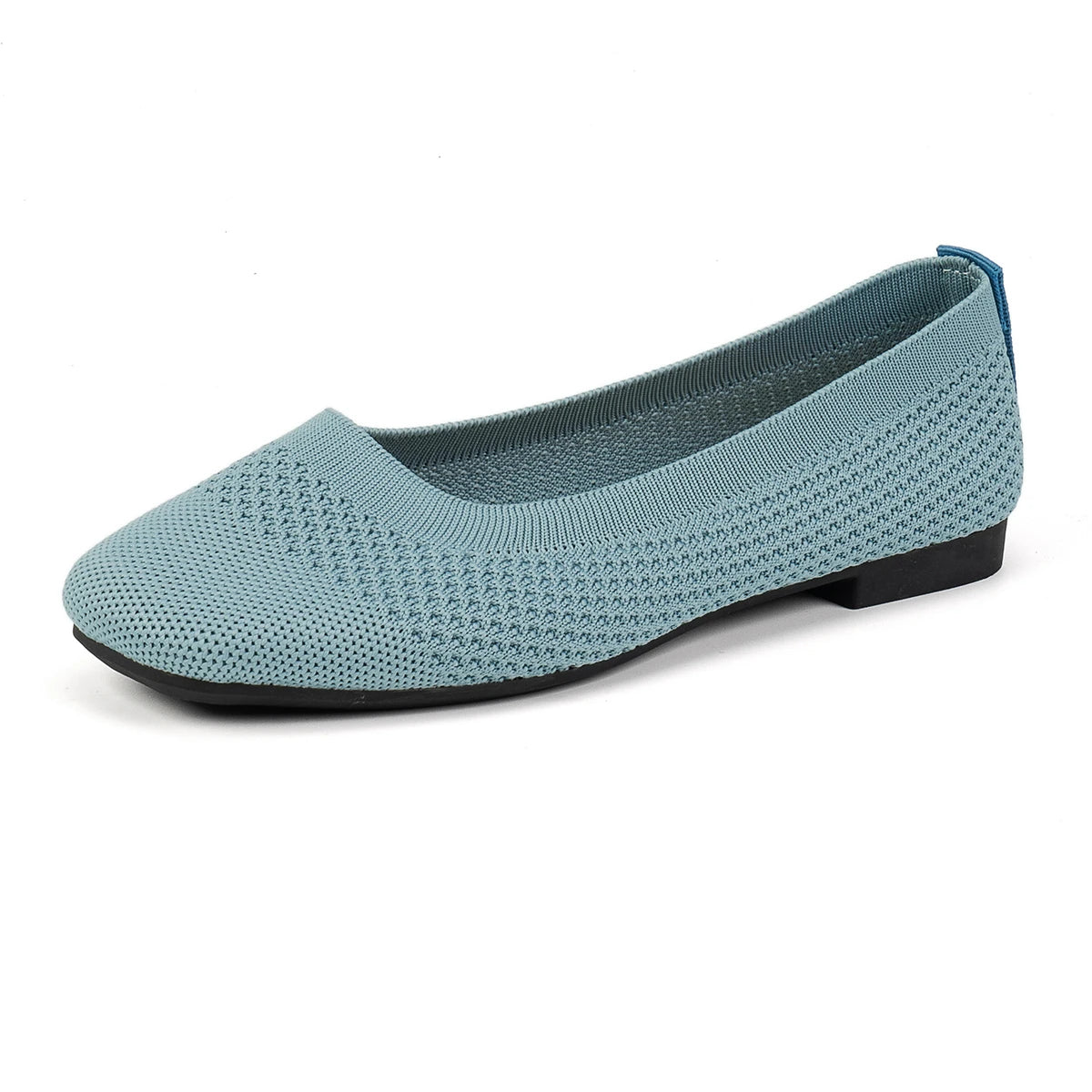 Women Flats Shoes New Spring Autumn Lightweight Knitted Shoes Loafers Comfort Breathable Mesh Slip-on Shallow Cut Flat Shoes