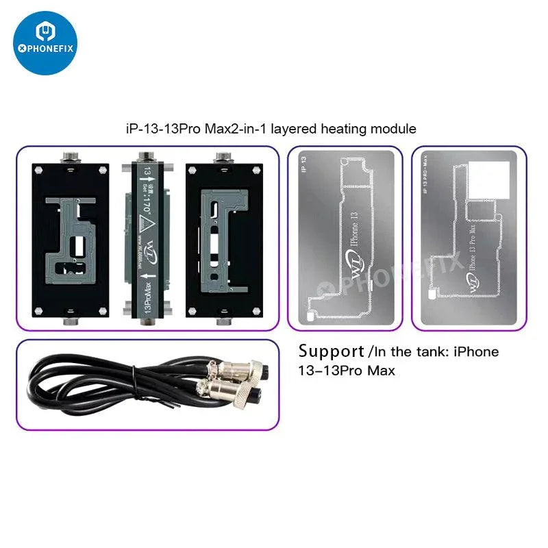 WL HT007 Pre-Heating Soldering Station Motherboard Tin Planting Layered Heating Table for iPhone 16 15 14 13 12 11 Pro Max