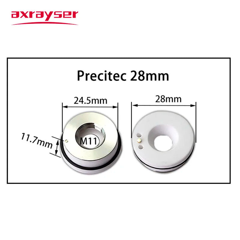 5pcs Laser Ceramic Holder Ring 28/32mm Precitec Raytools WSX Fiber Head Parts P0571-1051 KT CON Procutter Lightcutter BT230 240