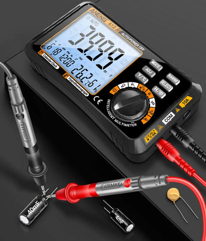 ANENG 612 Smart Digital Multimeters AC/DC Current Voltage Capacitance Professional Measurement Multimetro Test Tools