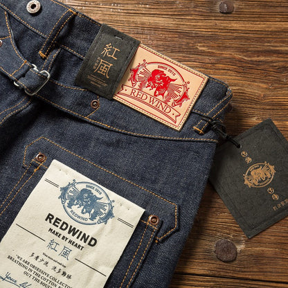 Balikou Red Tornado Read Description! Raw Indigo Selvage Unwashed Denim Pants Unsanforized  Jean 16.5oz 3 Choices For Fitting