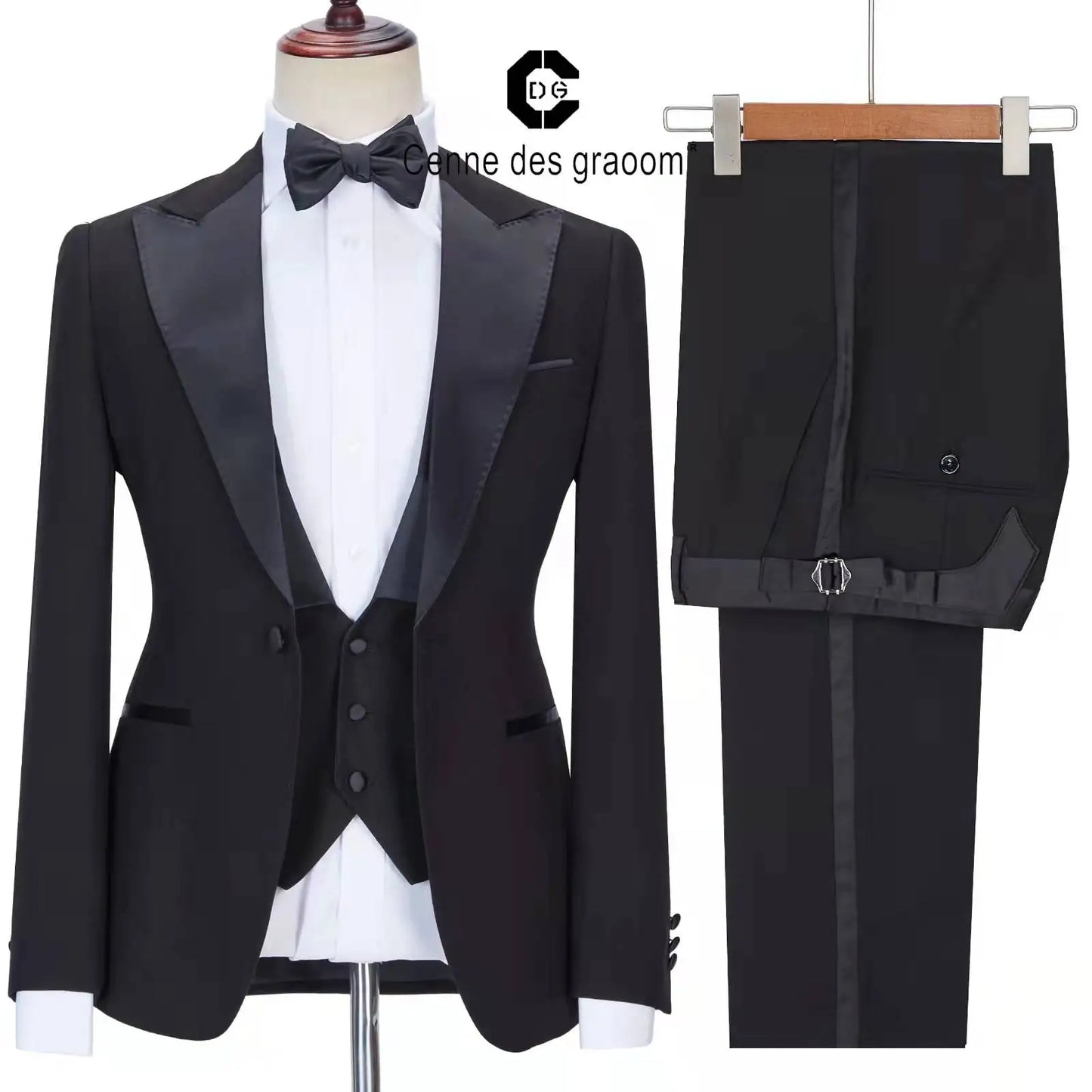 Men suits Autumn New Brand Fashion  High quality Boutique Groom Casual Slim fit  Wedding party Dress prom Tuxedo