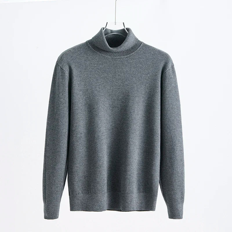 KUBRO Sweater Men Casual High Quality Cotton Pullover Knitted Sweaters Male 2023 Winter Fashion Brand Men‘s Pullover Sweaters