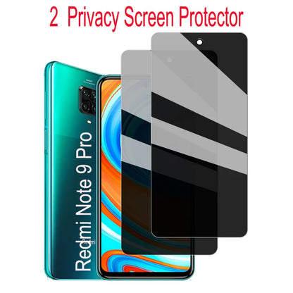 Privacy Glass For Xiaomi Redmi Note 9 Pro Privacy Screen Protector For Redmi Note 9 Pro pelicula privacy Redmi Note 9 10 11 Pro Anti Peeping Film Redmi Note 12 Pro 5G accessories