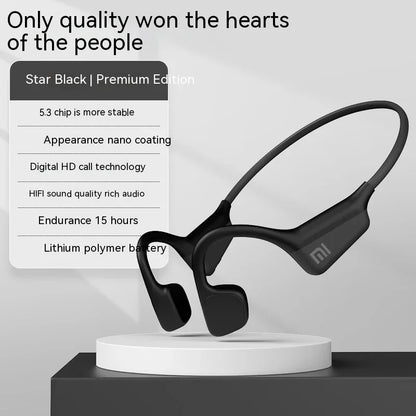 Xiaomi A20 Bone Conduction Earbud Wireless Headphones Compatible Bluetooth Earphone TWS with Mic Swimming Sports Wear Headset