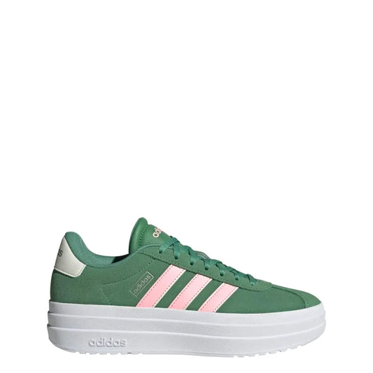 adidas Femme VL Court Sneaker Preloved Vert/Rose Étincelant/Ivoire taille 9